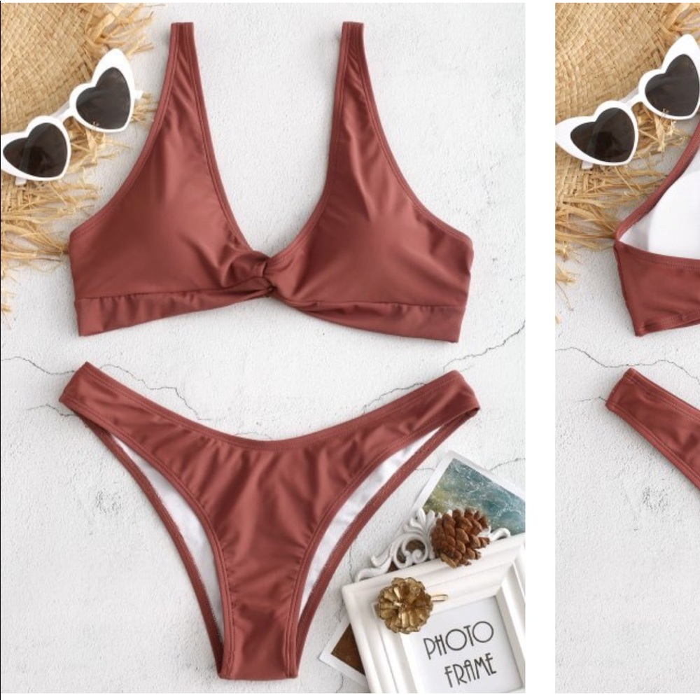 Zaful twist knot bikini